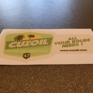 Sticker Cuzoil All your bolide needs